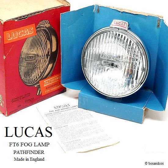 1960's LUCAS FT6 FOG LAMP/ルーカス フォグランプ BOX (ランプユニットNOS) – ローバーミニ  ウェブマガジン《STREET MINI WEB》