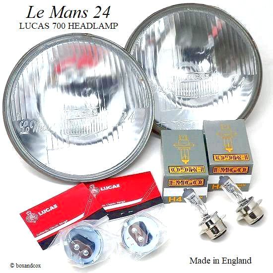 Le Mans 24 LUCAS 700 HEADLAMP/ルーカス ル・マン24 ヘッドライトSET – ローバーミニ ウェブマガジン《STREET  MINI WEB》