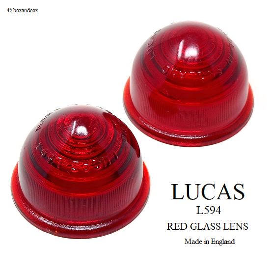 VINTAGE LUCAS L594 GLASS LENS RED SET/ルーカス パークランプ ガラスレンズ レッド セット – ローバーミニ  ウェブマガジン《STREET MINI WEB》